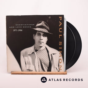 Paul Simon Negotiations And Love Songs 2 x LP Vinyl Record - Front Cover & Record