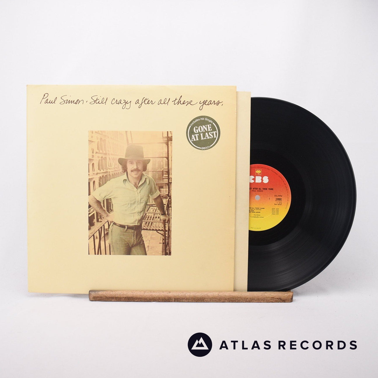Paul Simon Still Crazy After All These Years LP Vinyl Record - Front Cover & Record