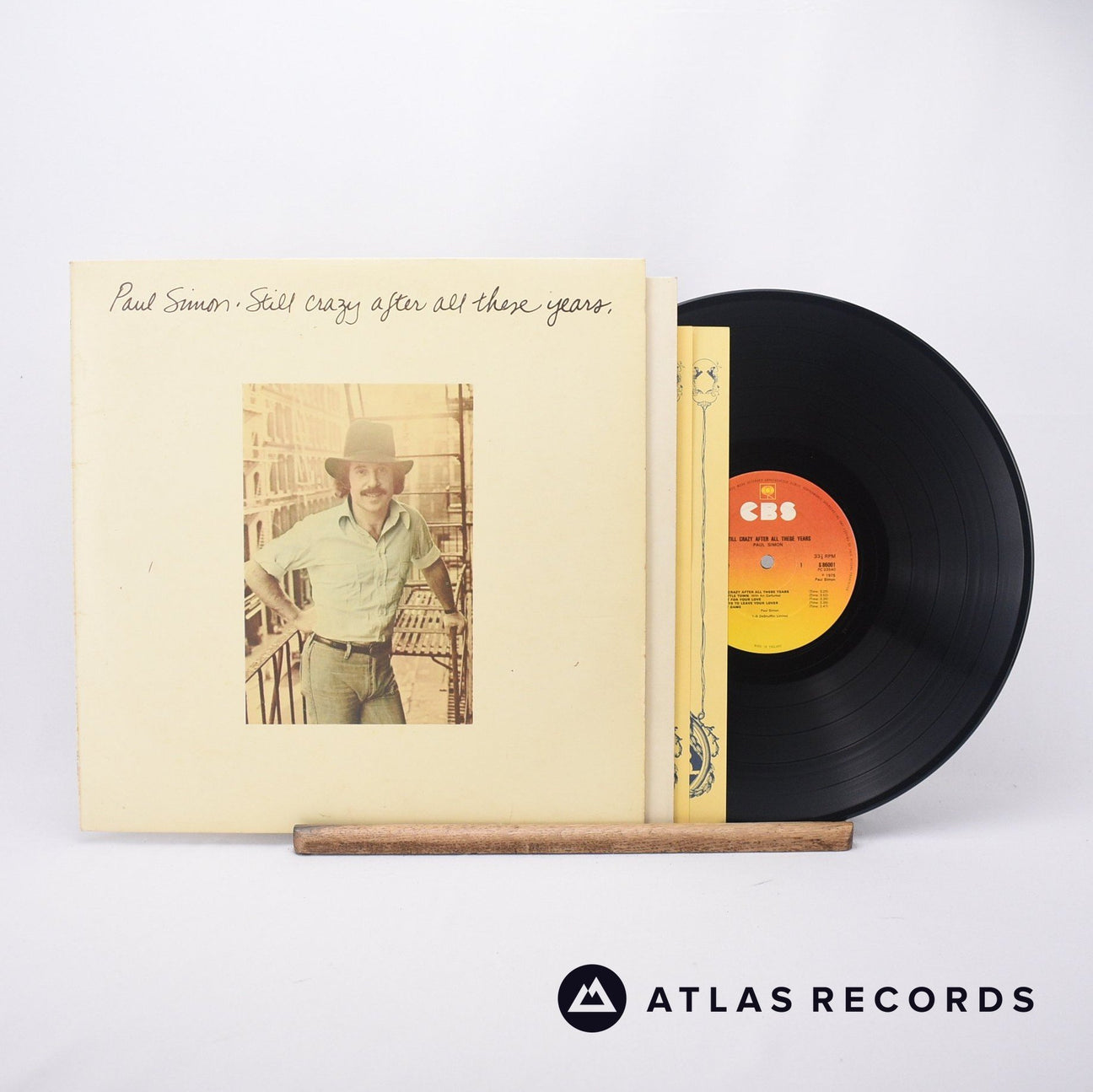 Paul Simon Still Crazy After All These Years LP Vinyl Record - Front Cover & Record