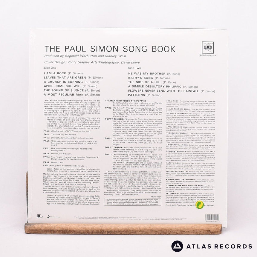 Paul Simon - The Paul Simon Song Book - Mono LP Vinyl Record - NEW