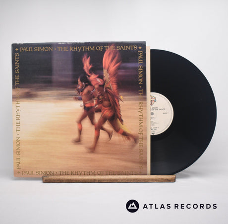 Paul Simon The Rhythm Of The Saints LP Vinyl Record - Front Cover & Record