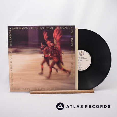 Paul Simon The Rhythm Of The Saints LP Vinyl Record - Front Cover & Record