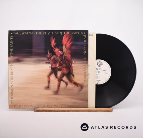 Paul Simon The Rhythm Of The Saints LP Vinyl Record - Front Cover & Record