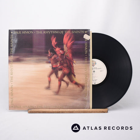 Paul Simon The Rhythm Of The Saints LP Vinyl Record - Front Cover & Record