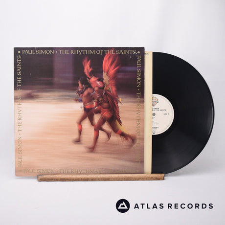 Paul Simon The Rhythm Of The Saints LP Vinyl Record - Front Cover & Record