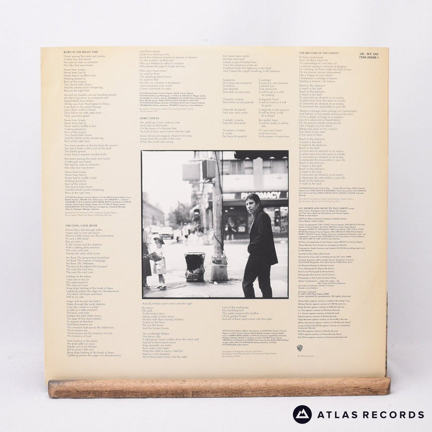 Paul Simon - The Rhythm Of The Saints - Sterling LP Vinyl Record - VG+/EX