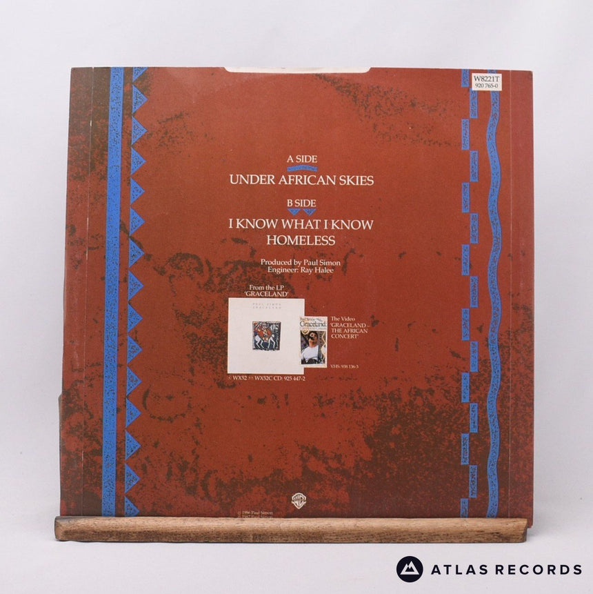 Paul Simon - Under African Skies - 12" Vinyl Record - EX/VG+