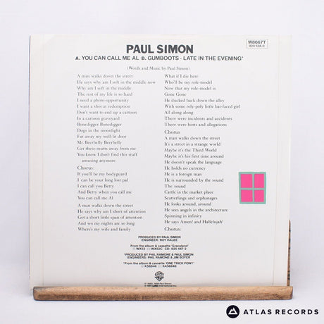 Paul Simon - You Can Call Me Al - 12" Vinyl Record - EX/EX