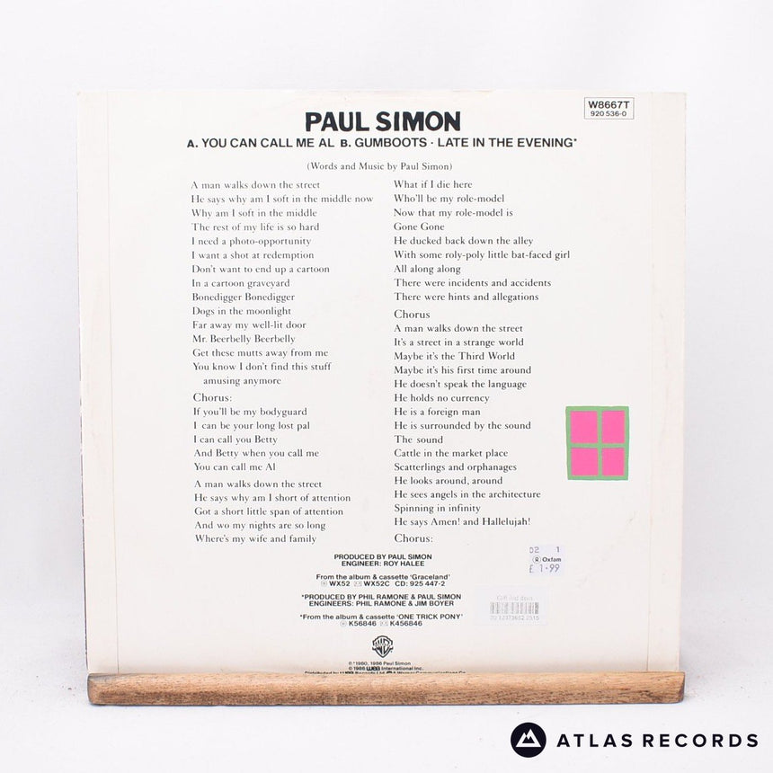 Paul Simon - You Can Call Me Al - 12" Vinyl Record - VG+/VG+