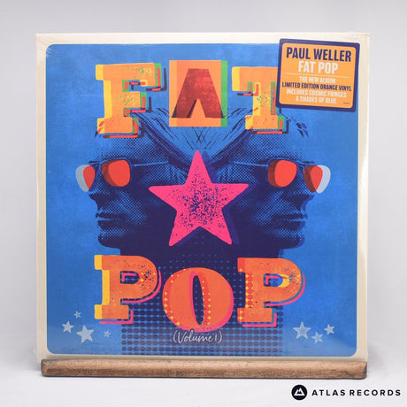 Paul Weller Fat Pop LP Vinyl Record - Front Cover & Record