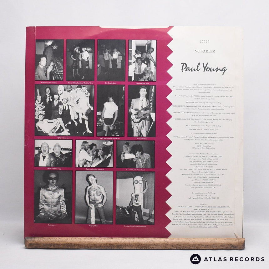 Paul Young - No Parlez - LP Vinyl Record - EX/EX