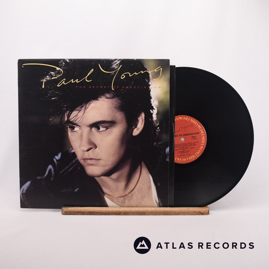 Paul Young The Secret Of Association LP Vinyl Record - Front Cover & Record