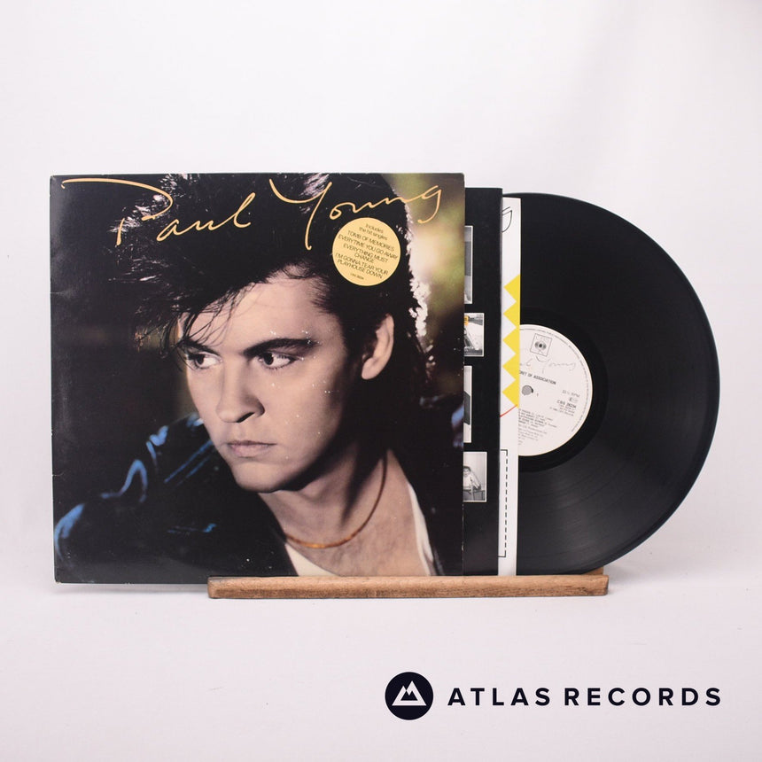 Paul Young The Secret Of Association LP Vinyl Record - Front Cover & Record