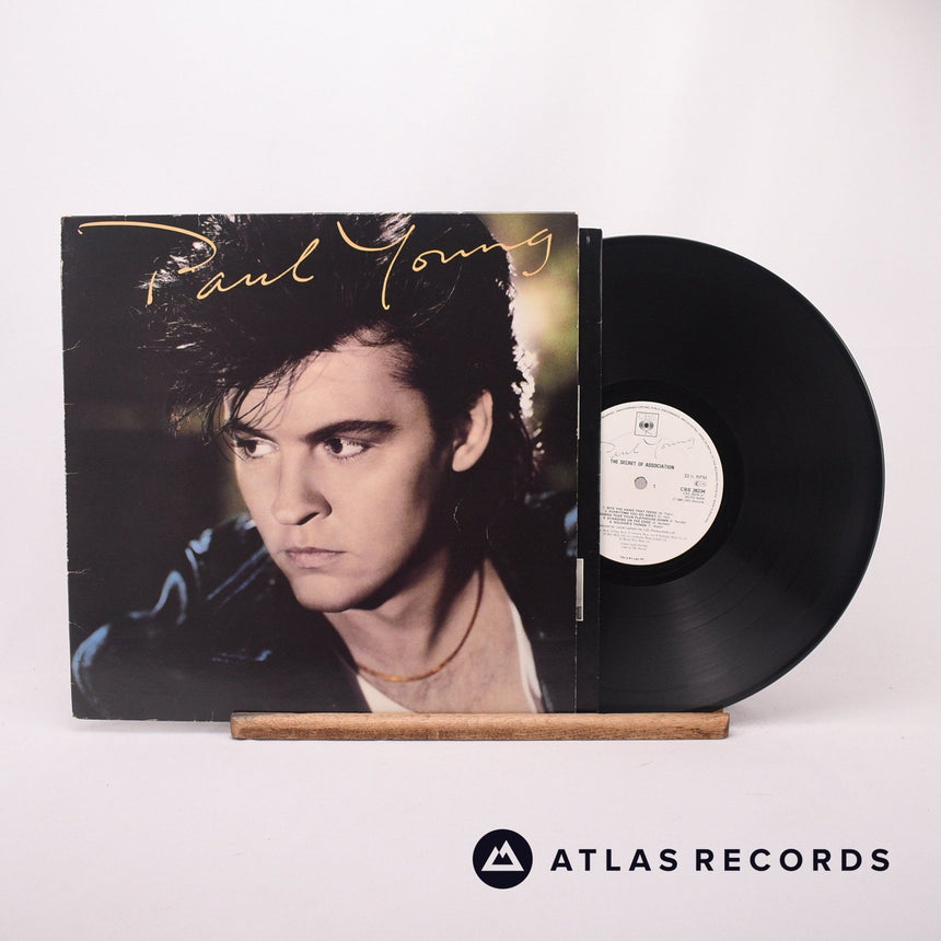 Paul Young The Secret Of Association LP Vinyl Record - Front Cover & Record