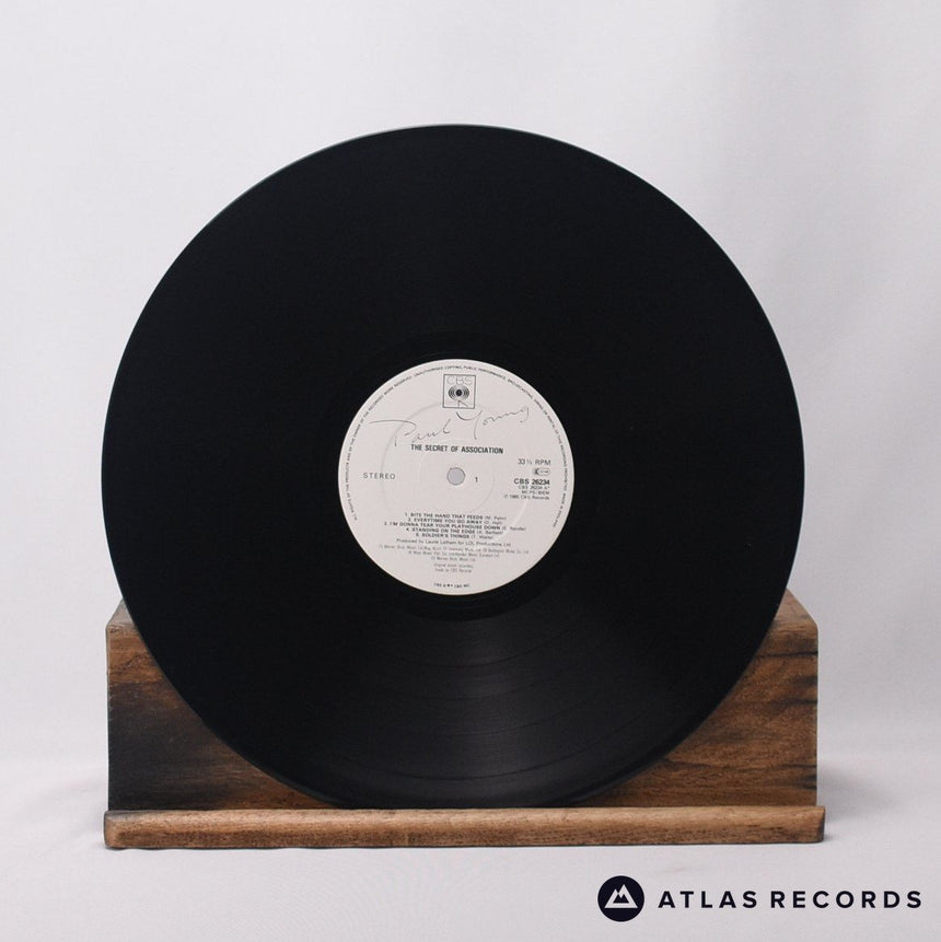 Paul Young - The Secret Of Association - Timtom LP Vinyl Record - EX/EX