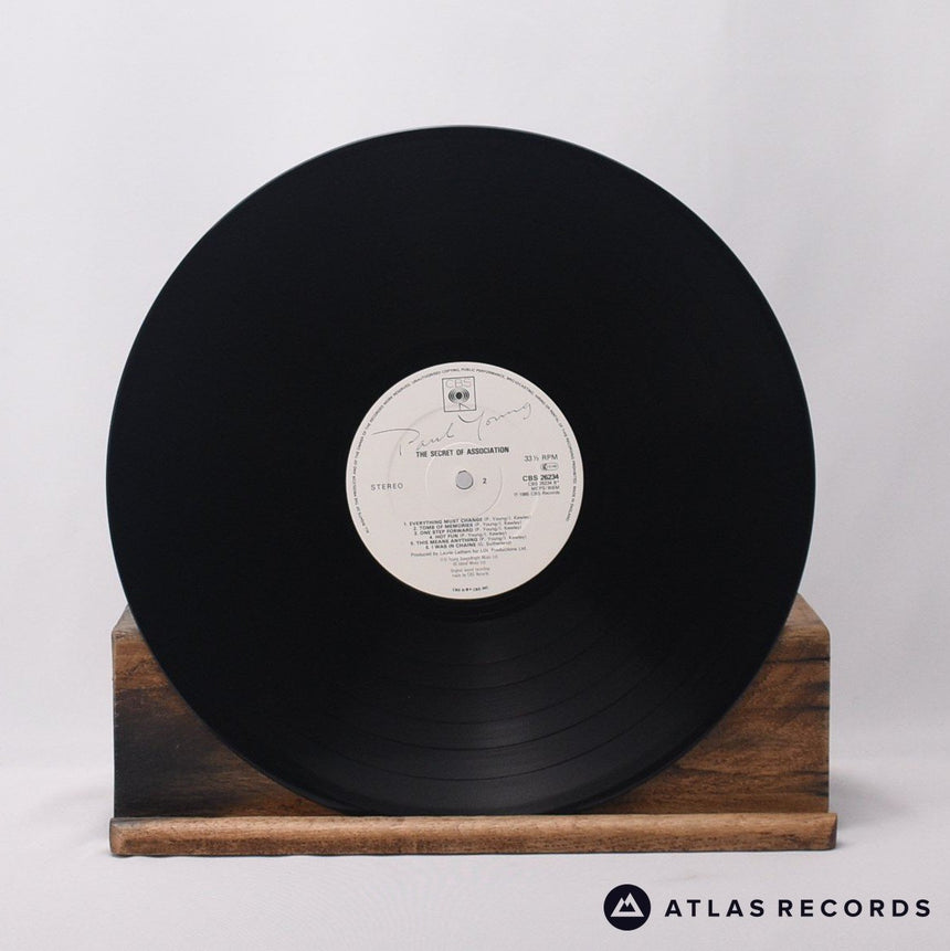 Paul Young - The Secret Of Association - Timtom LP Vinyl Record - EX/EX