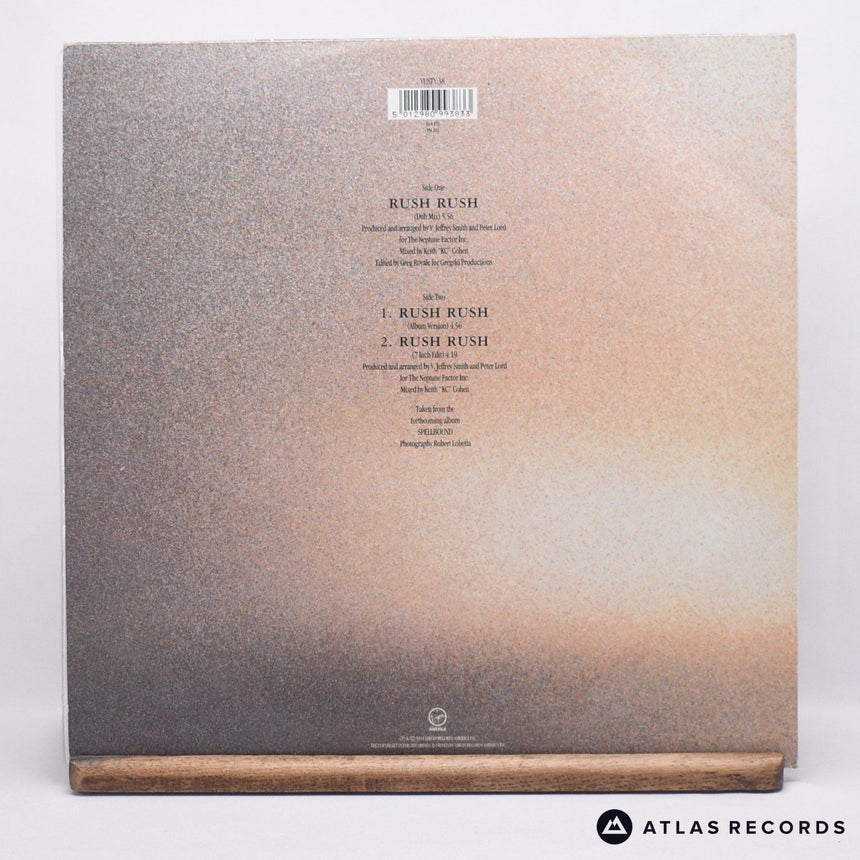 Paula Abdul - Rush Rush - Limited Edition 12" Vinyl Record - EX/VG+