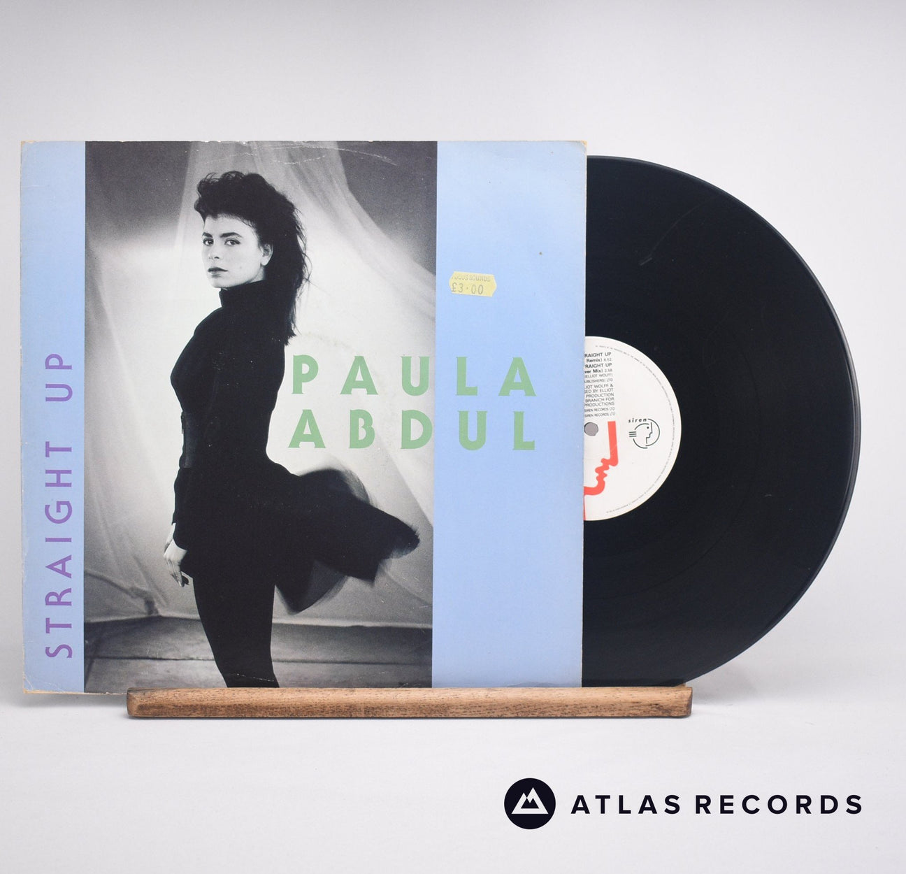 Paula Abdul Straight Up 12" Vinyl Record - Front Cover & Record