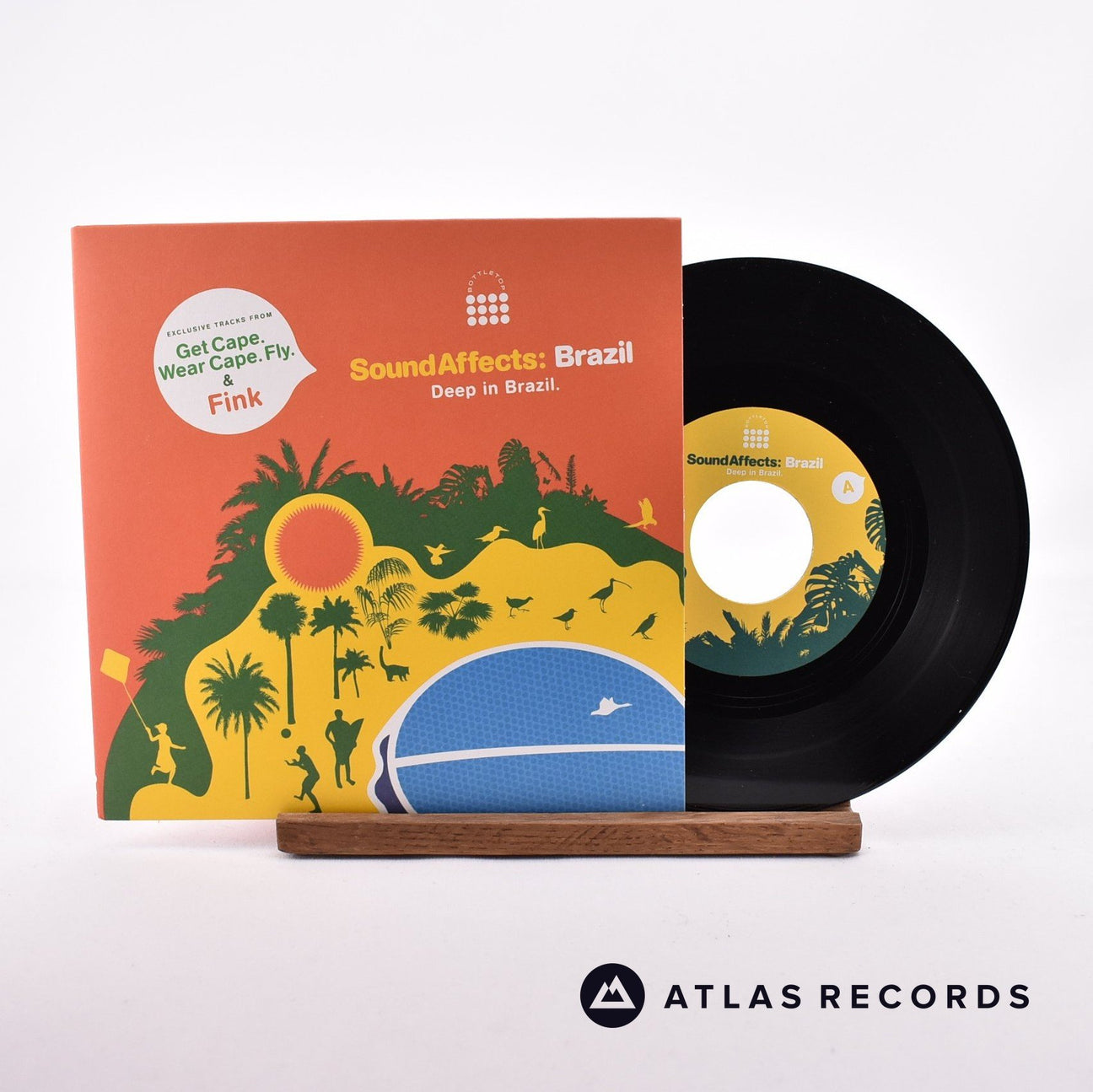 Paula Lima Sound Affects: Brazil - Deep In Brasil 7" Vinyl Record - Front Cover & Record