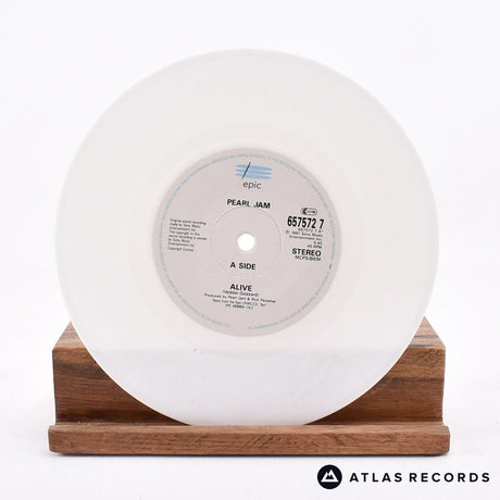 Pearl Jam - Alive - White Marble Limited Edition 7" Vinyl Record - VG+/EX