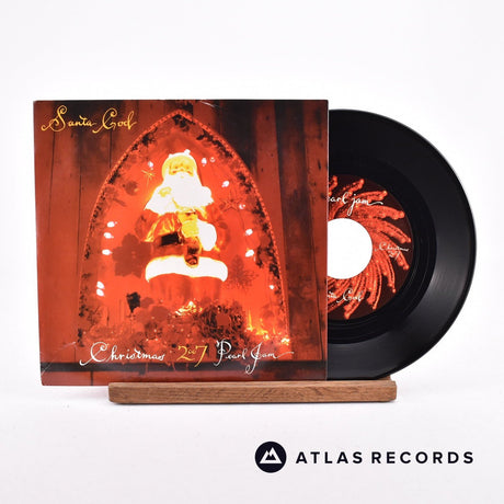 Pearl Jam Santa God 7" Vinyl Record - Front Cover & Record