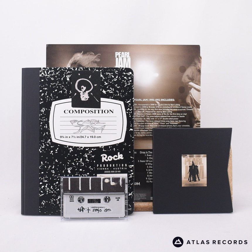 Pearl Jam - Ten - Insert 2 x CD + DVD + Cassette + 4 x LP Box Set Vinyl Record