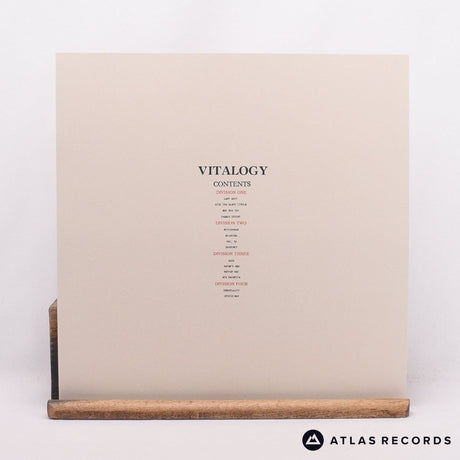 Pearl Jam - Vitalogy - 180G Booklet Insert Reissue 2 x LP Vinyl Record - VG+/NM