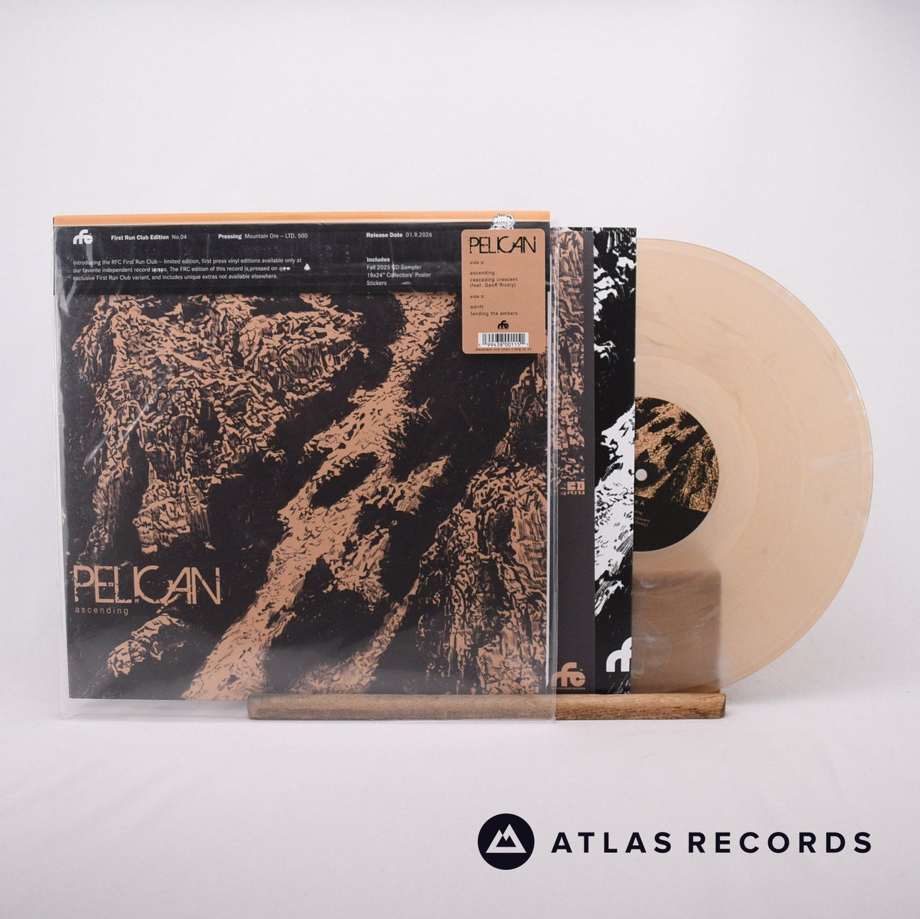 Pelican Ascending 12" Vinyl Record - Front Cover & Record