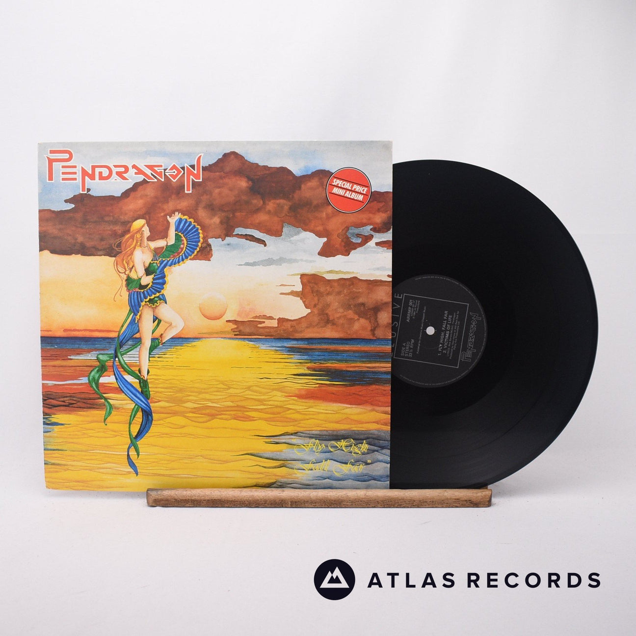 Pendragon Fly High Fall Far 12" Vinyl Record - Front Cover & Record