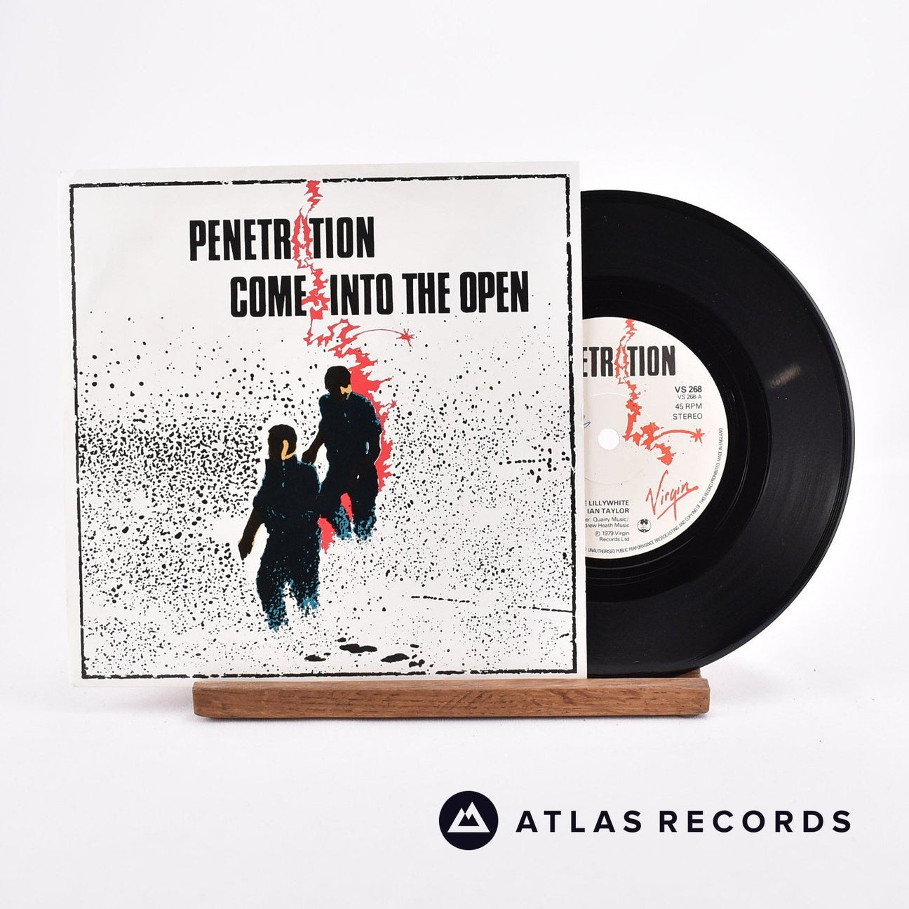 Penetration Come Into The Open 7" Vinyl Record - Front Cover & Record