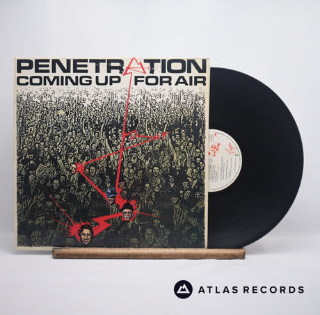 Penetration Coming Up For Air LP Vinyl Record - Front Cover & Record