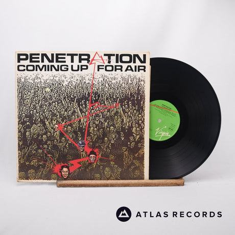 Penetration Coming Up For Air LP Vinyl Record - Front Cover & Record