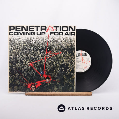 Penetration Coming Up For Air LP Vinyl Record - Front Cover & Record