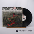 Penetration Coming Up For Air LP Vinyl Record - Front Cover & Record