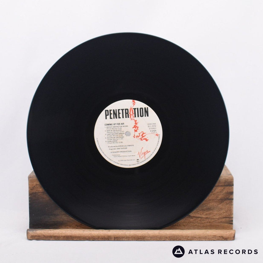 Penetration - Coming Up For Air - LP Vinyl Record - EX/EX