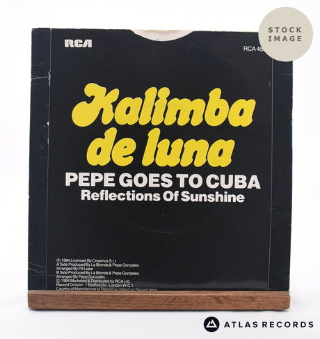 Pepe Goes To Cuba Kalimba De Luna 7" Vinyl Record - Reverse Of Sleeve