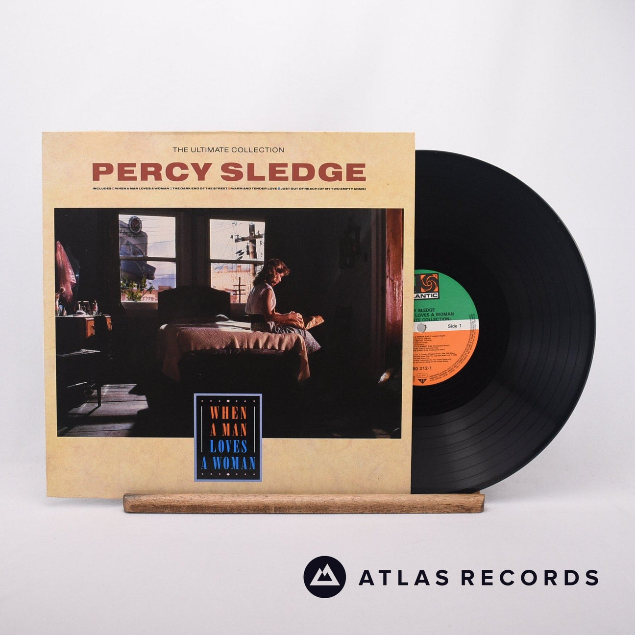 Percy Sledge The Ultimate Collection - When A Man Loves A Woman LP Vinyl Record - Front Cover & Record