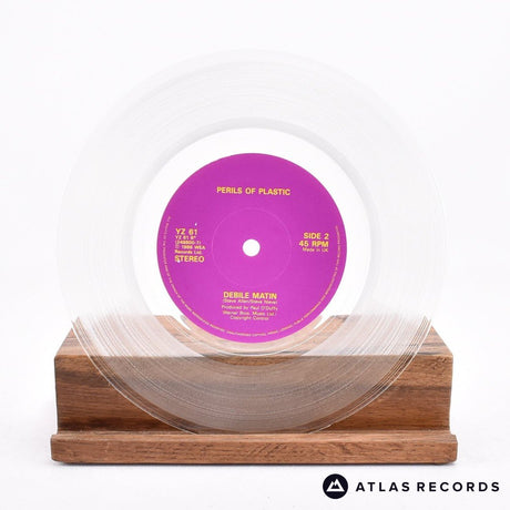 Perils Of Plastic - Ring A Ding Ding - Clear 7" Vinyl Record - VG+/VG+