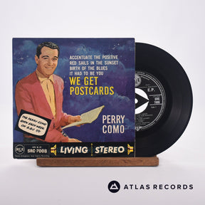 Perry Como We Get Postcards 7" Vinyl Record - Front Cover & Record