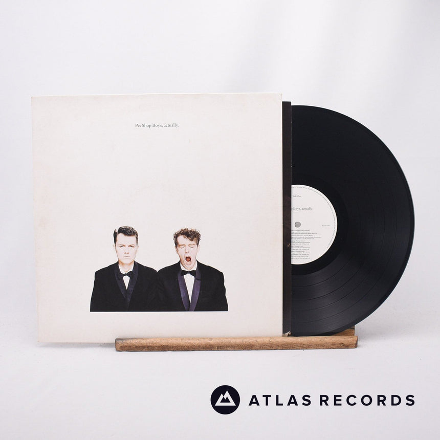 Pet Shop Boys Actually LP Vinyl Record - Front Cover & Record