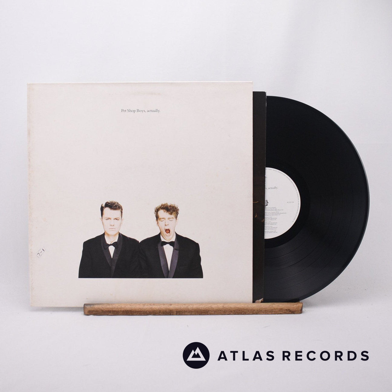Pet Shop Boys Actually LP Vinyl Record - Front Cover & Record