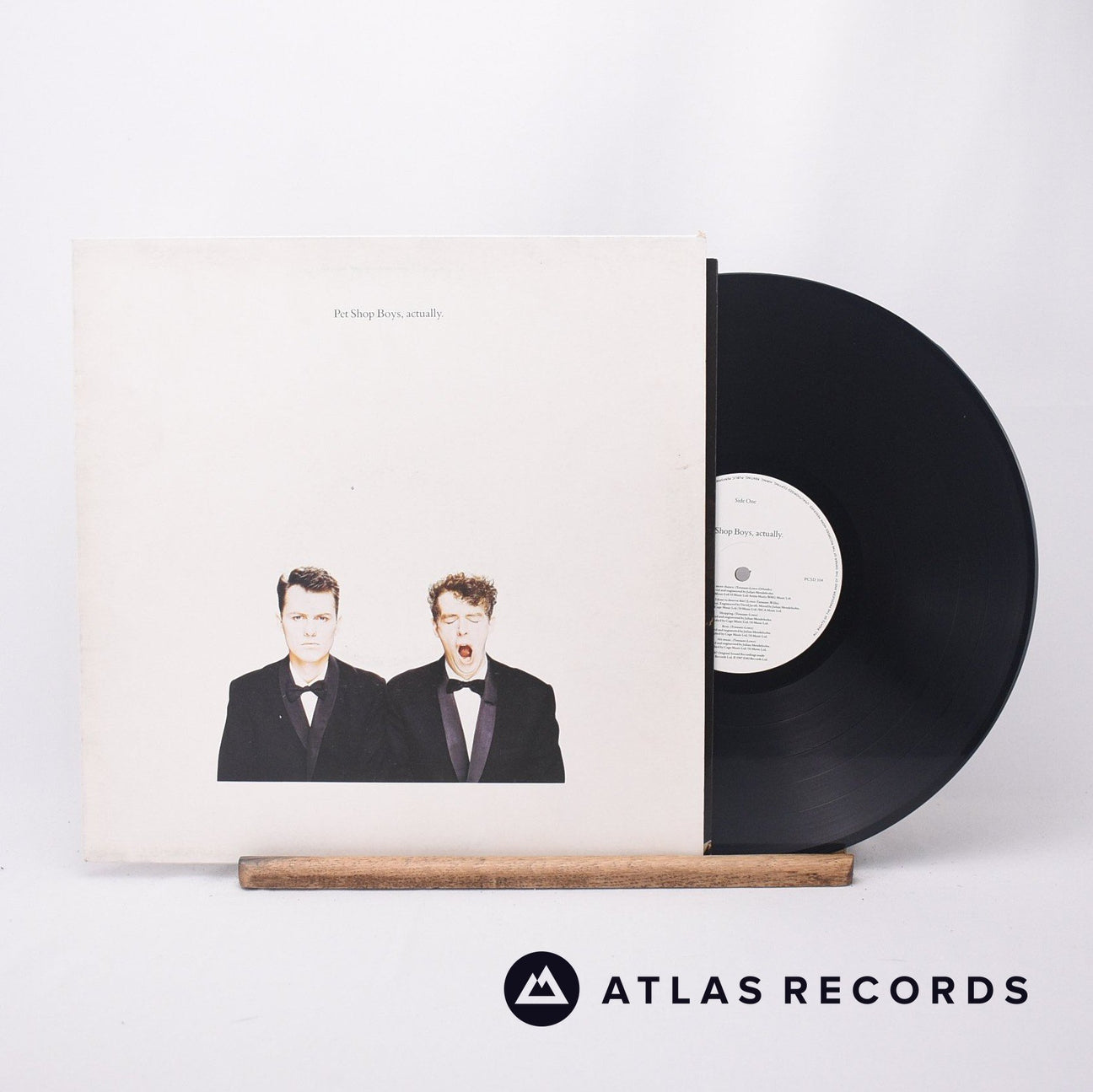 Pet Shop Boys Actually LP Vinyl Record - Front Cover & Record