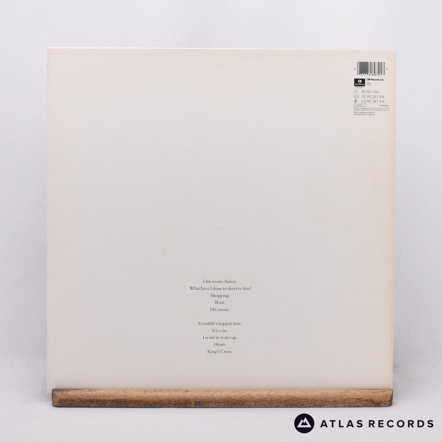 Pet Shop Boys - Actually - LP Vinyl Record - EX/EX