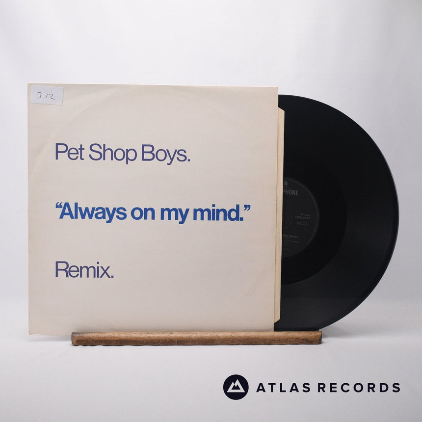 Pet Shop Boys Always On My Mind 12" Vinyl Record - Front Cover & Record