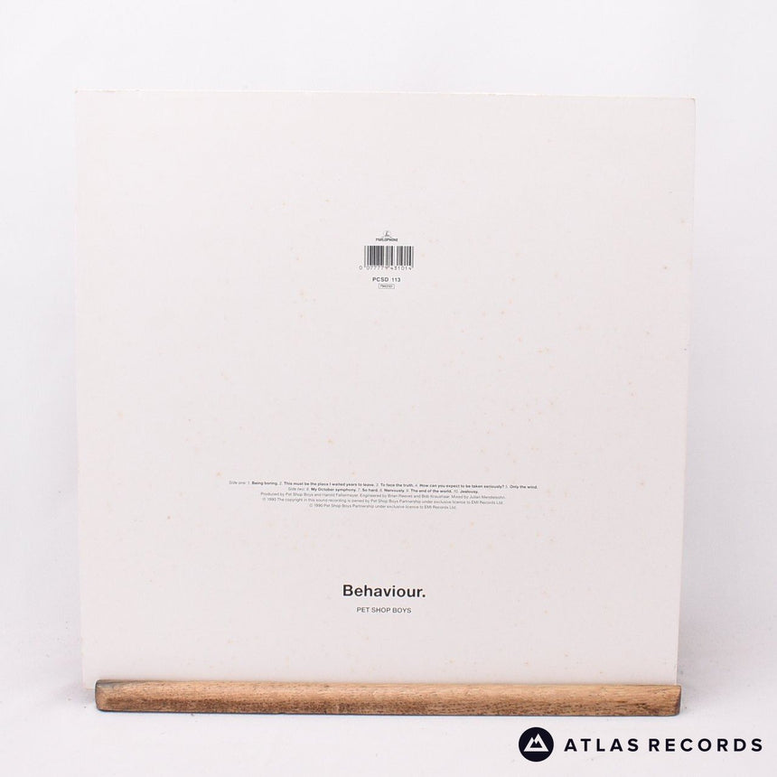Pet Shop Boys - Behaviour - A-3-1-3 B-2-1-1 LP Vinyl Record - VG+/VG+