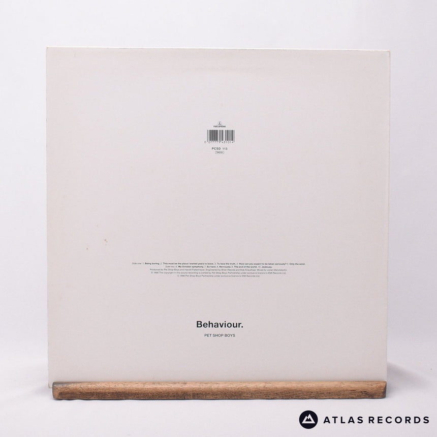 Pet Shop Boys - Behaviour - A-3 B-2 LP Vinyl Record - VG+/VG+