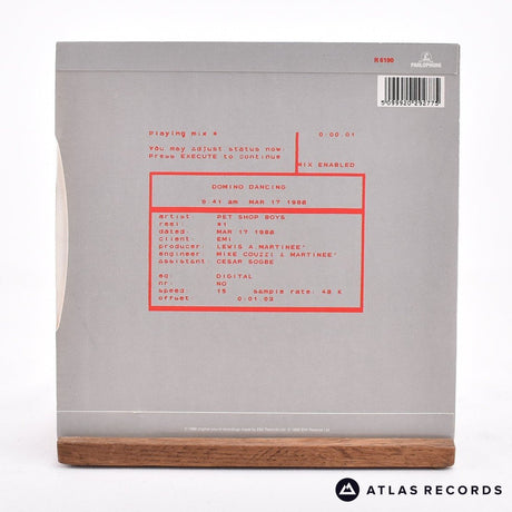 Pet Shop Boys - Domino Dancing - 7" Vinyl Record - EX/EX