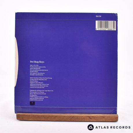 Pet Shop Boys - It's A Sin - 7" Vinyl Record - VG+/VG+