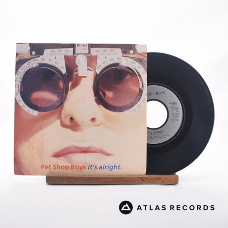 Pet Shop Boys It's Alright 7" Vinyl Record - Front Cover & Record