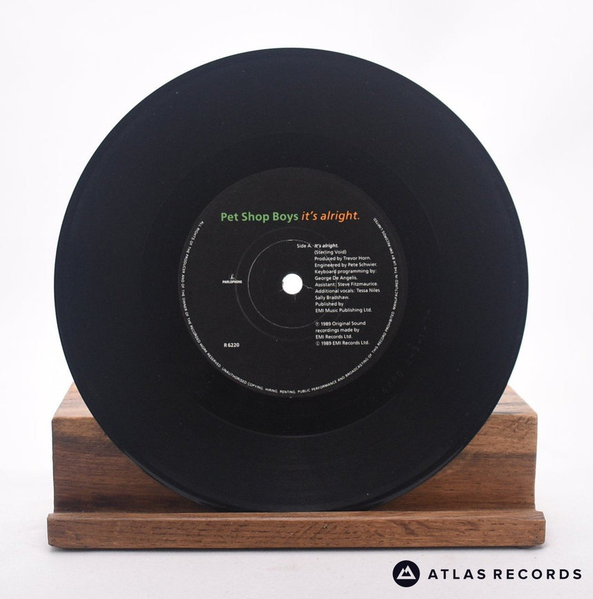 Pet Shop Boys It's Alright 7" Vinyl Record VG/VG+
